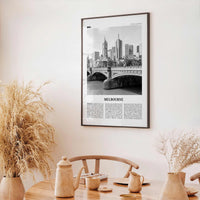 Melbourne Print Black and White Australia No 1, Melbourne Wall Art, Melbourne Poster, Melbourne Photo, Melbourne Wall Decor, Victoria
