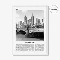 Melbourne Print Black and White Australia No 1, Melbourne Wall Art, Melbourne Poster, Melbourne Photo, Melbourne Wall Decor, Victoria