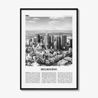 Melbourne Print Black and White Australia No 2, Melbourne Wall Art, Melbourne Poster, Melbourne Photo, Melbourne Wall Decor, Victoria
