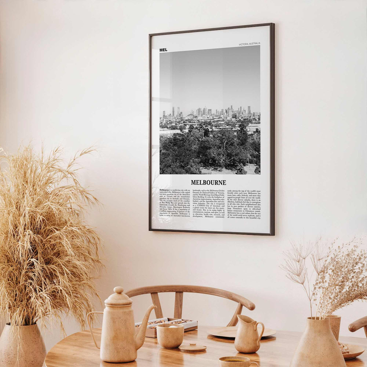 Melbourne Print Black and White Australia No 3, Melbourne Wall Art, Melbourne Poster, Melbourne Photo, Melbourne Wall Decor, Victoria