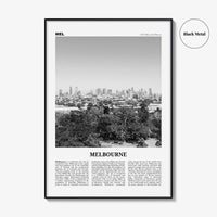Melbourne Print Black and White Australia No 3, Melbourne Wall Art, Melbourne Poster, Melbourne Photo, Melbourne Wall Decor, Victoria