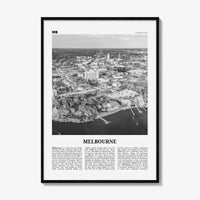 Melbourne Print Black and White Florida, Melbourne Wall Art, Melbourne Poster, Melbourne Photo, Melbourne Map, Melbourne Wall Decor, USA