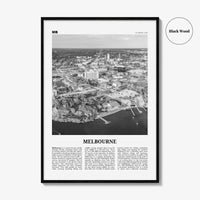Melbourne Print Black and White Florida, Melbourne Wall Art, Melbourne Poster, Melbourne Photo, Melbourne Map, Melbourne Wall Decor, USA