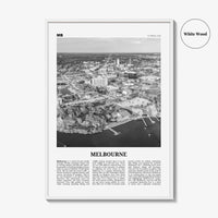 Melbourne Print Black and White Florida, Melbourne Wall Art, Melbourne Poster, Melbourne Photo, Melbourne Map, Melbourne Wall Decor, USA