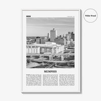 Memphis Print Black and White No 2, Memphis Wall Art, Memphis Poster, Memphis Photo, Memphis Decor, Tennessee, USA, United States