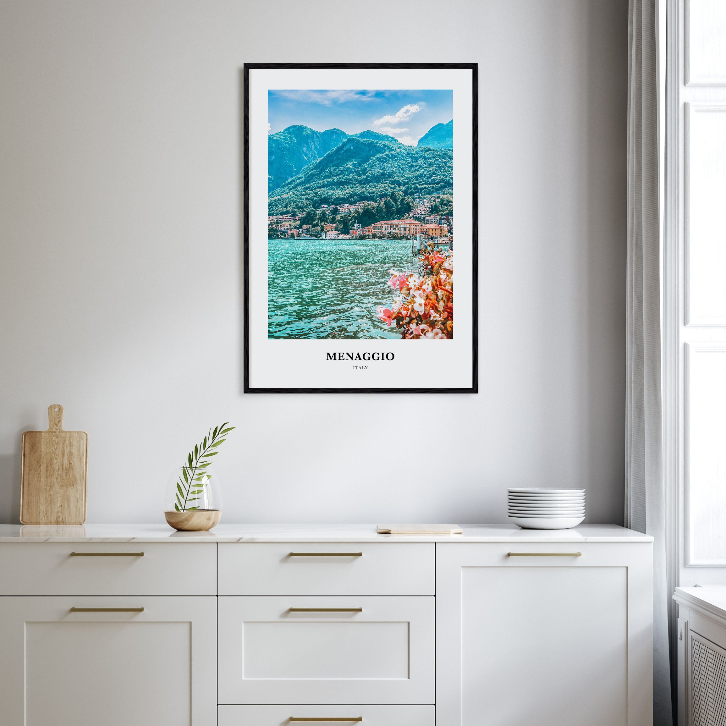 Menaggio Portrait Color Poster