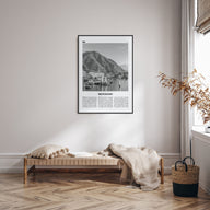 Menaggio Travel B&W No 1 Poster