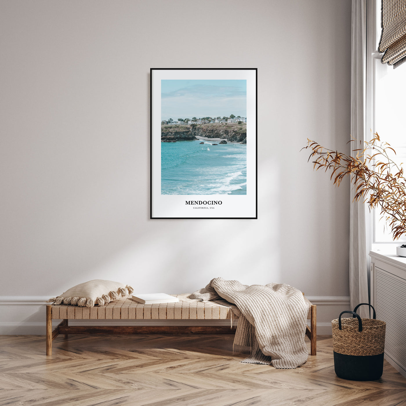 Mendocino Portrait Color Poster