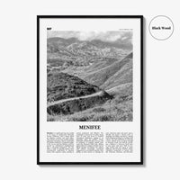 Menifee Print Black and White, Menifee Wall Art, Menifee Poster, Menifee Photo, Menifee Wall Décor, Menifee Map Poster
