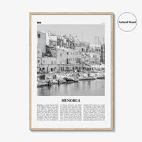 Menorca Print Black and White, Menorca Wall Art, Menorca Poster, Menorca Photo, Spain, Minorca, Balearic Islands, Monte Toro, España