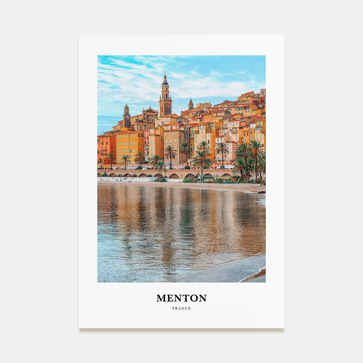 Menton Portrait Color Poster