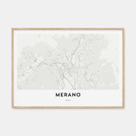 Merano Map Landscape Poster