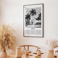 Merida Print Black and White, Mérida Wall Art, Mérida Poster, Mérida Photo, Mérida Wall Décor, Yucatán, Mexico