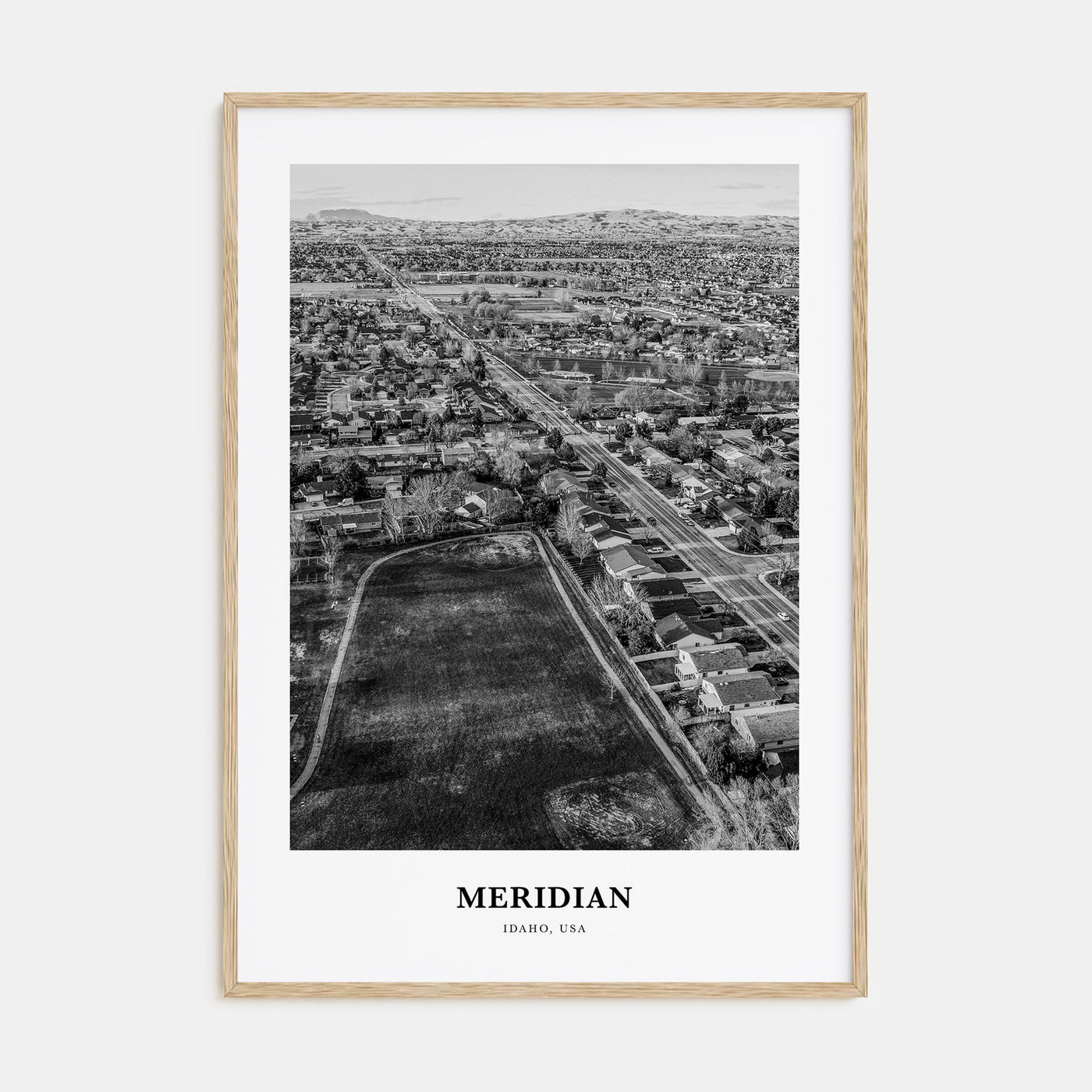 Meridian Portrait B&W Poster