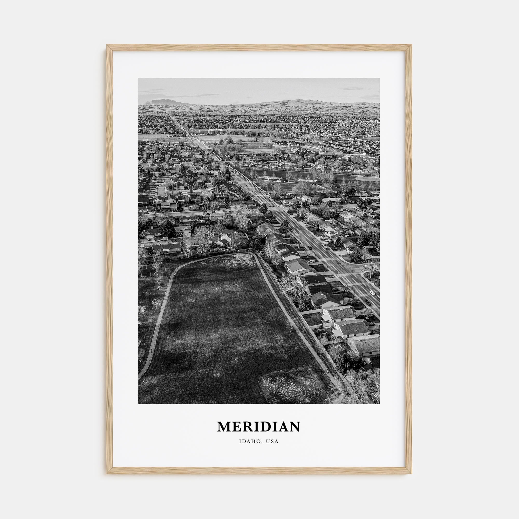 Meridian Portrait B&W Poster