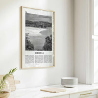 Merimbula Print Black and White, Merimbula Wall Art, Merimbula Poster, Merimbula Photo, Merimbula Wall Décor, Merimbula Map, Australia
