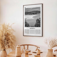 Merimbula Print Black and White, Merimbula Wall Art, Merimbula Poster, Merimbula Photo, Merimbula Wall Décor, Merimbula Map, Australia