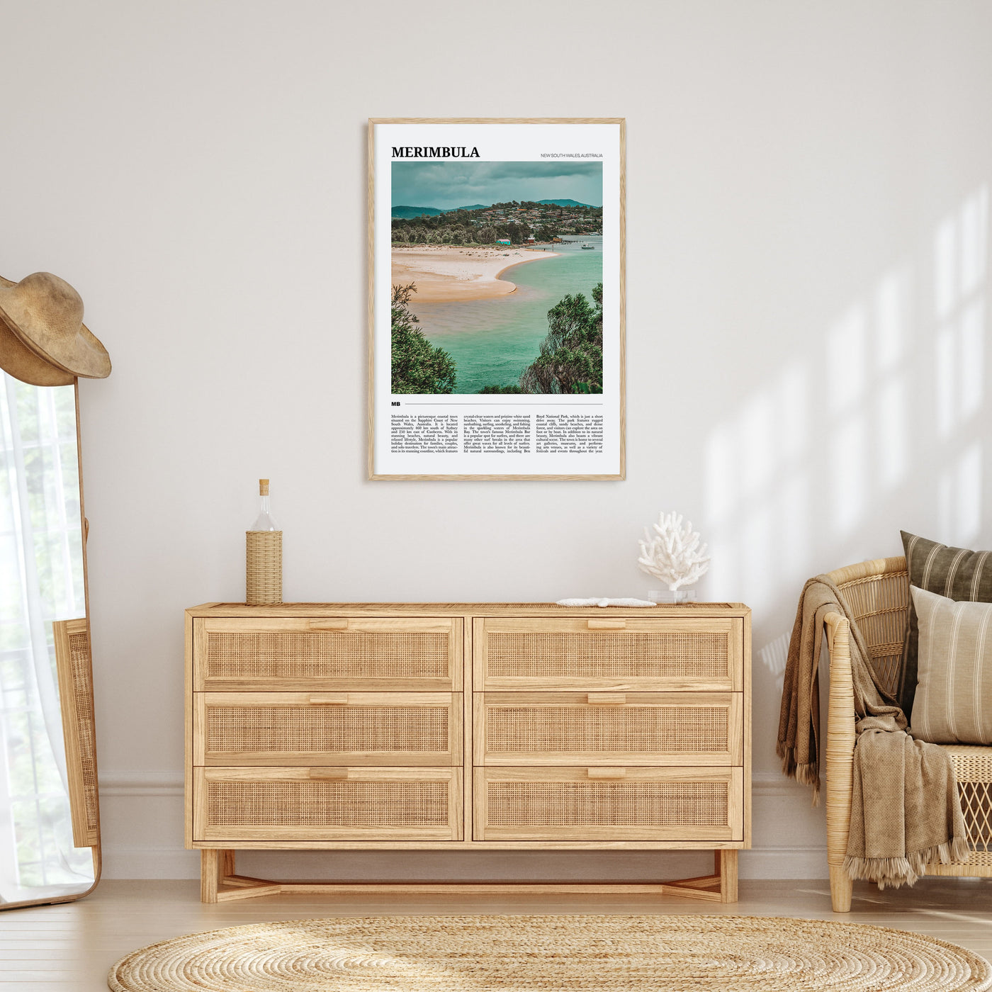 Merimbula Travel Color Poster