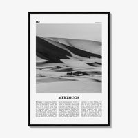 Merzouga Print Black and White, Merzouga Wall Art, Merzouga Poster, Merzouga Photo, Merzouga Wall Décor, Morocco