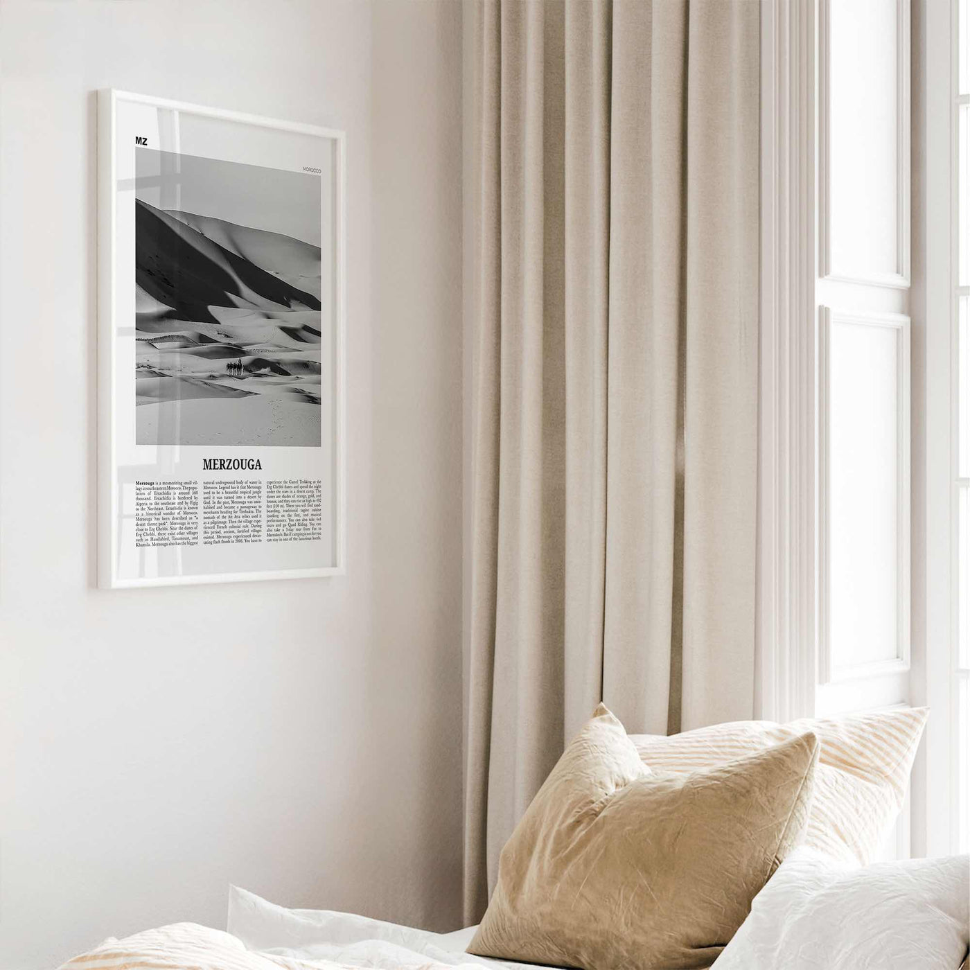 Merzouga Print Black and White, Merzouga Wall Art, Merzouga Poster, Merzouga Photo, Merzouga Wall Décor, Morocco