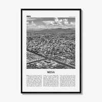 Mesa Print Black and White, Mesa Wall Art, Mesa Poster, Mesa Photo, Mesa Wall Décor, Arizona, USA, United States
