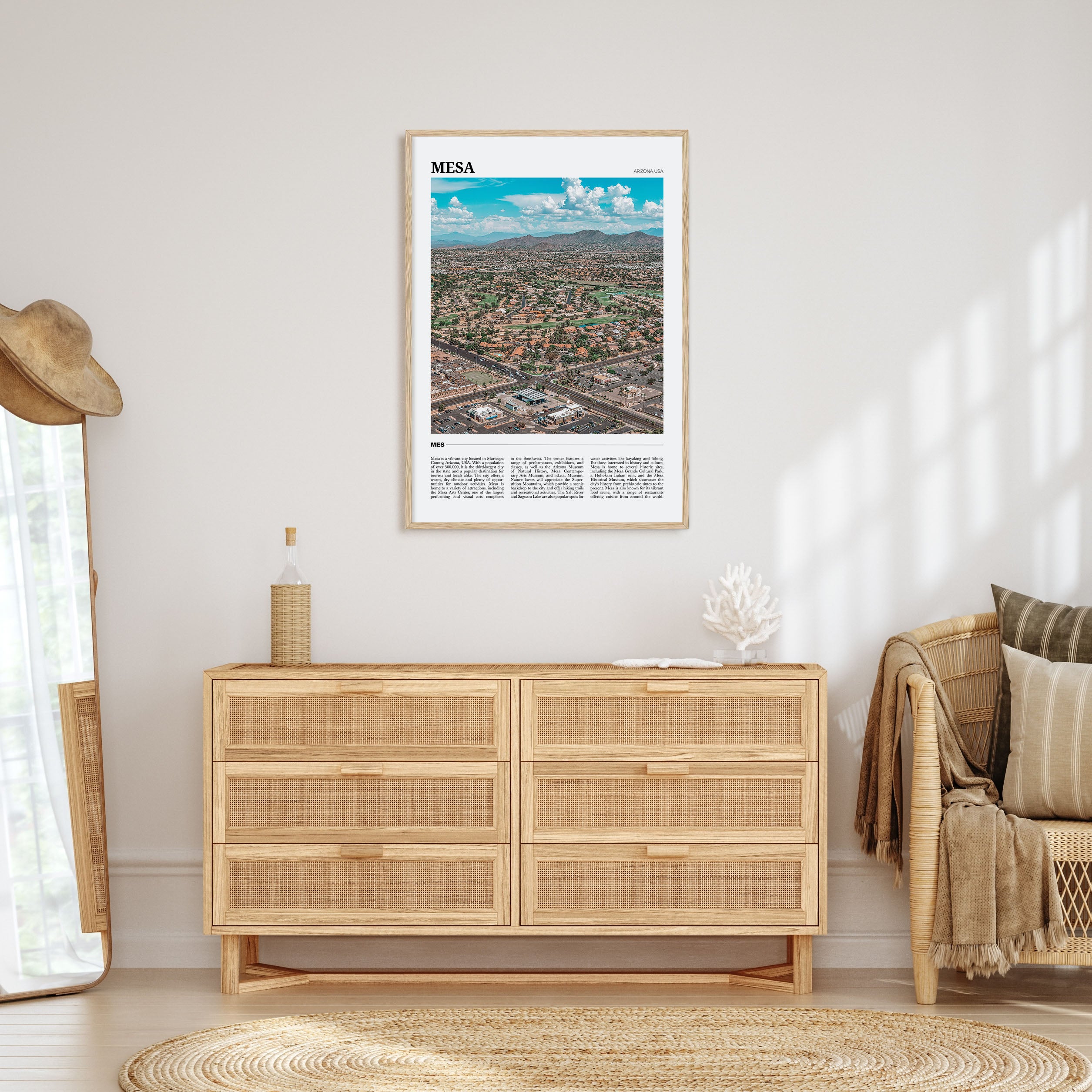 Mesa Travel Color Poster