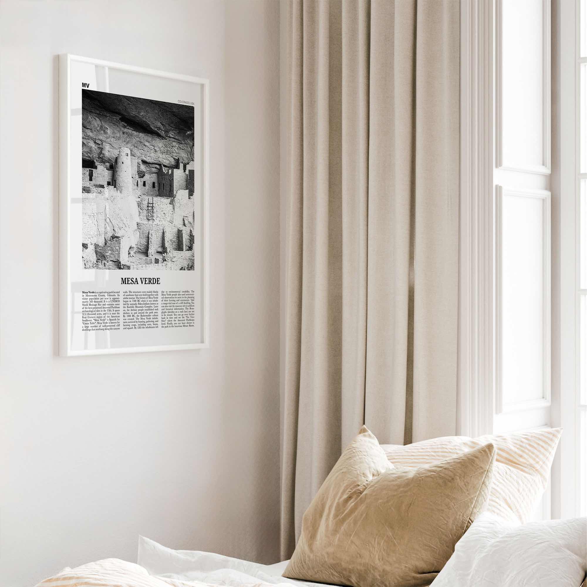 Mesa Verde National Park Print Black and White, Mesa Verde Wall Art, Mesa Verde Poster, Mesa Verde Photo, Mesa Verde Wall Décor, Colorado