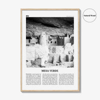 Mesa Verde National Park Print Black and White, Mesa Verde Wall Art, Mesa Verde Poster, Mesa Verde Photo, Mesa Verde Wall Décor, Colorado