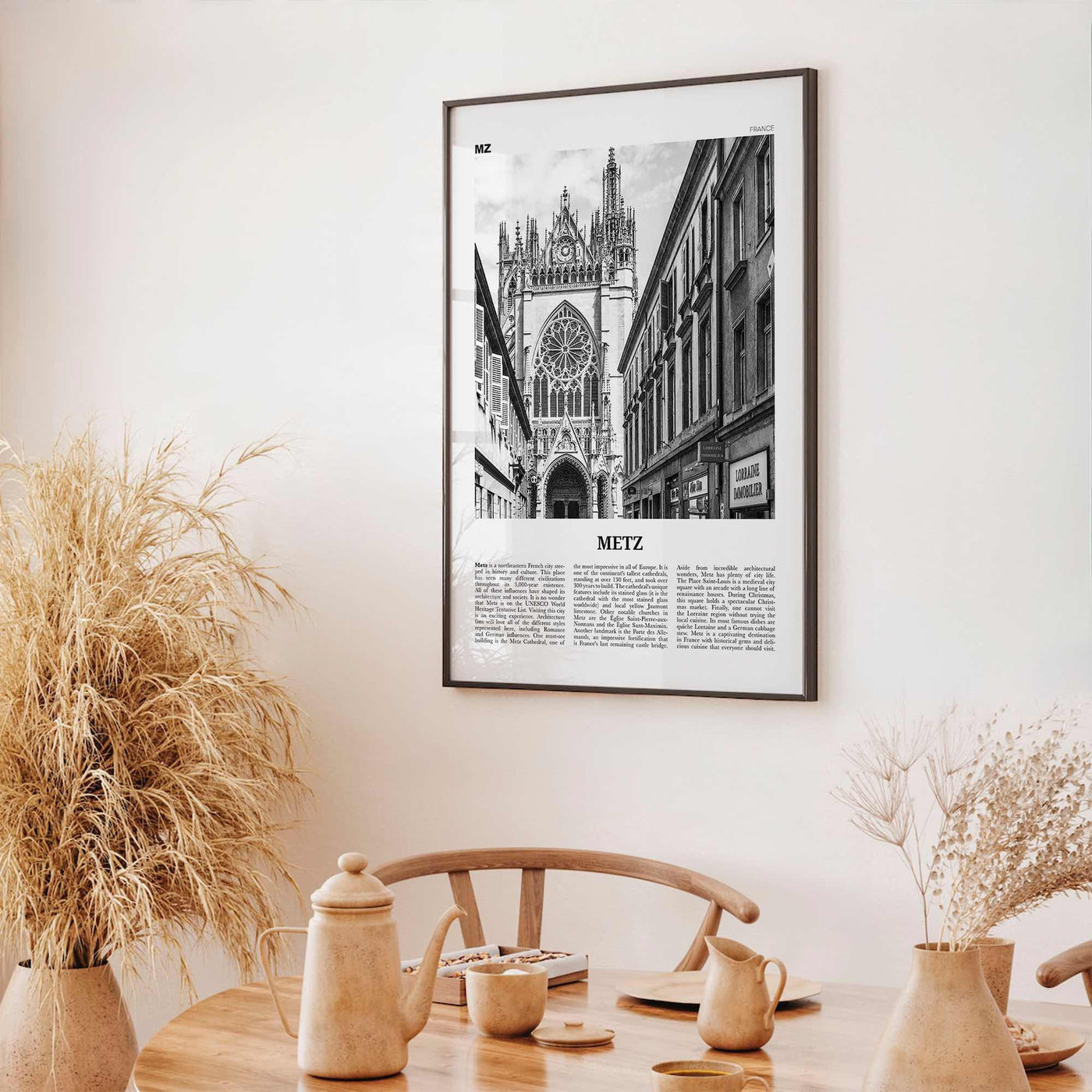 Metz Print Black and White, Metz Wall Art, Metz Poster, Metz Photo, Metz Wall Décor, France, Grand Est Moselle, Lorraine