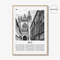 Metz Print Black and White, Metz Wall Art, Metz Poster, Metz Photo, Metz Wall Décor, France, Grand Est Moselle, Lorraine