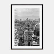 Mexico City Photo B&W Poster
