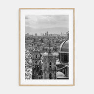 Mexico City Photo B&W Poster