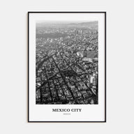 Mexico City Portrait B&W No 2 Poster