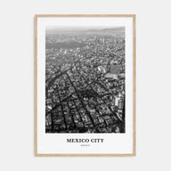 Mexico City Portrait B&W No 2 Poster