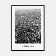 Mexico City Portrait B&W No 2 Poster