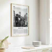 Mexico City Print Black and White No 1, Mexico City Wall Art, Mexico City Poster, Mexico City Photo, Mexico, Ciudad de México