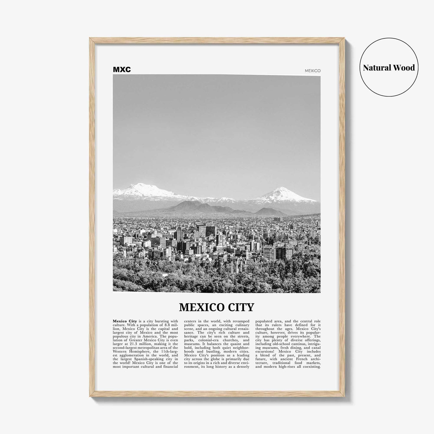 Mexico City Print Black and White No 2, Mexico City Wall Art, Mexico City Poster, Mexico City Photo, Mexico, Ciudad de México