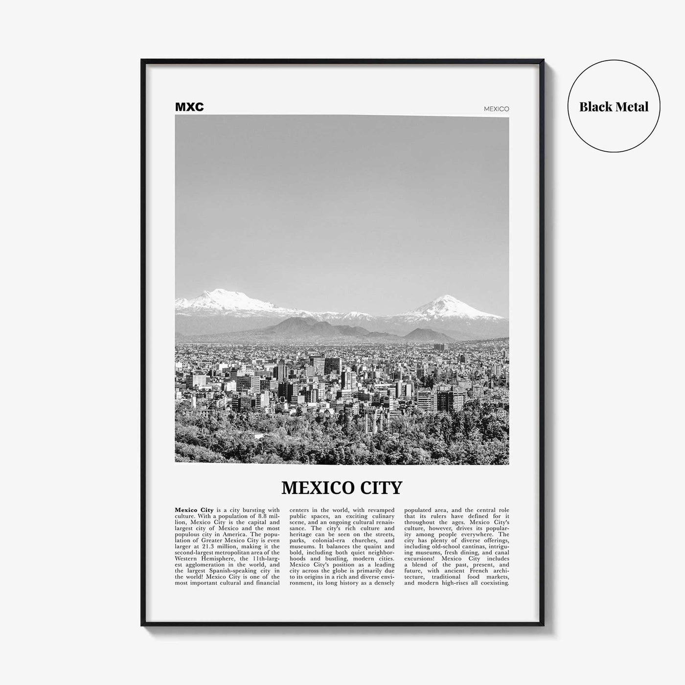 Mexico City Print Black and White No 2, Mexico City Wall Art, Mexico City Poster, Mexico City Photo, Mexico, Ciudad de México