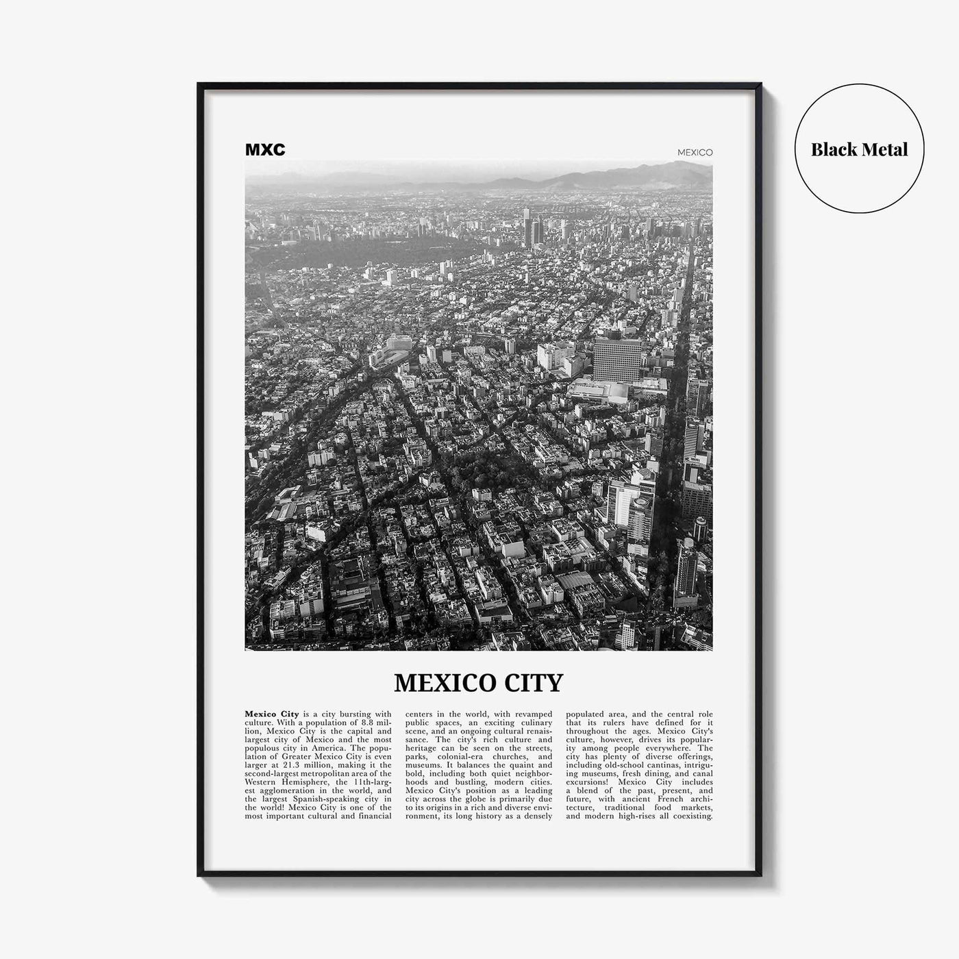 Mexico City Print Black and White No 3, Mexico City Wall Art, Mexico City Poster, Mexico City Photo, Mexico, Ciudad de México