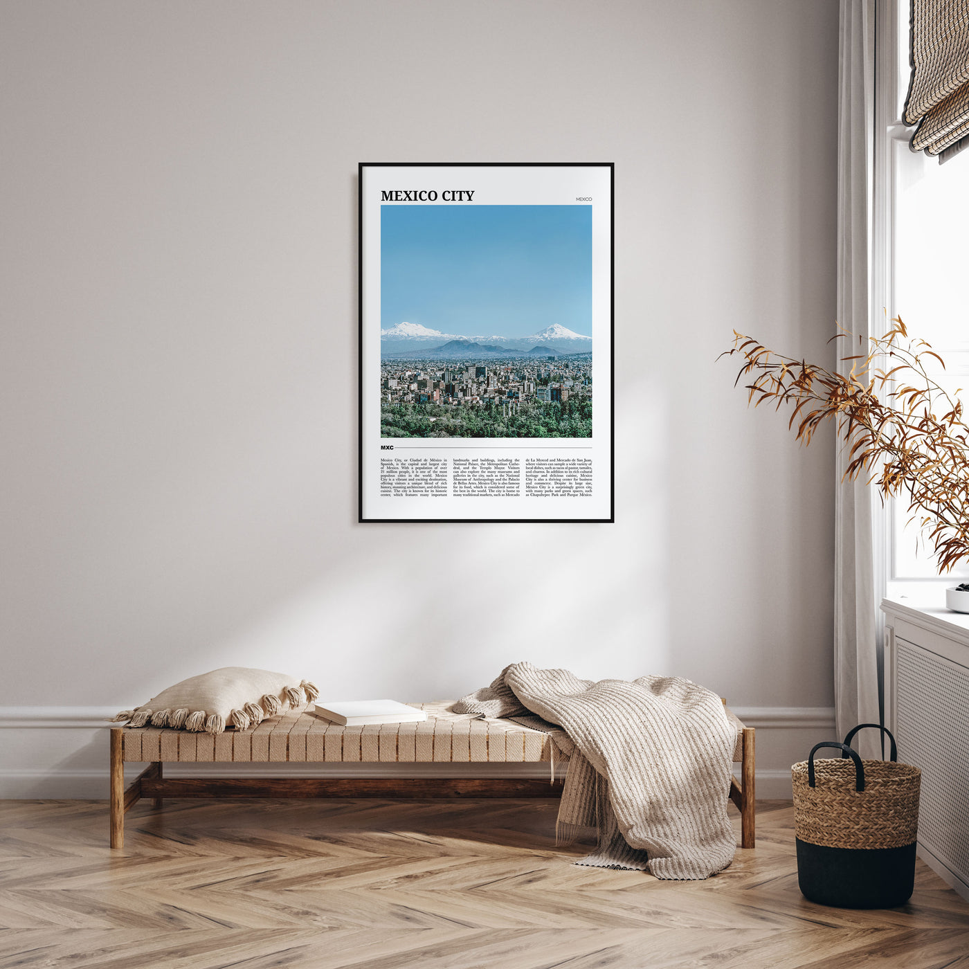 Mexico City Travel Color No 2 Poster