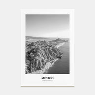 Mexico Portrait B&W No 2 Poster