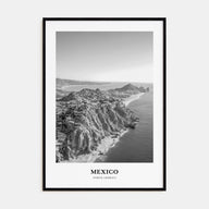 Mexico Portrait B&W No 2 Poster