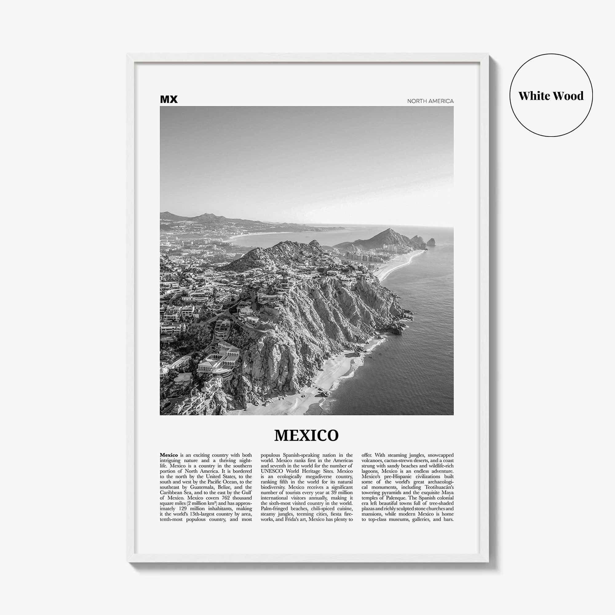 Mexico Print Black and White No 2, Mexico Wall Art, Mexico Poster, Mexico Photo, Mexico Decor, México, Estados Unidos, Mexicanos