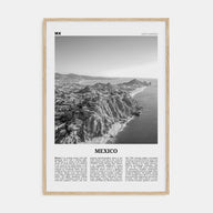 Mexico Travel B&W No 2 Poster