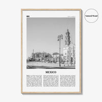 Mexico Print Black and White No 4, Mexico Wall Art, Mexico Poster, Mexico Photo, Mexico Wall Décor, Mexico Map