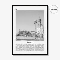 Mexico Print Black and White No 4, Mexico Wall Art, Mexico Poster, Mexico Photo, Mexico Wall Décor, Mexico Map