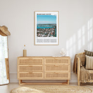Miami-Dade County Travel Color Poster