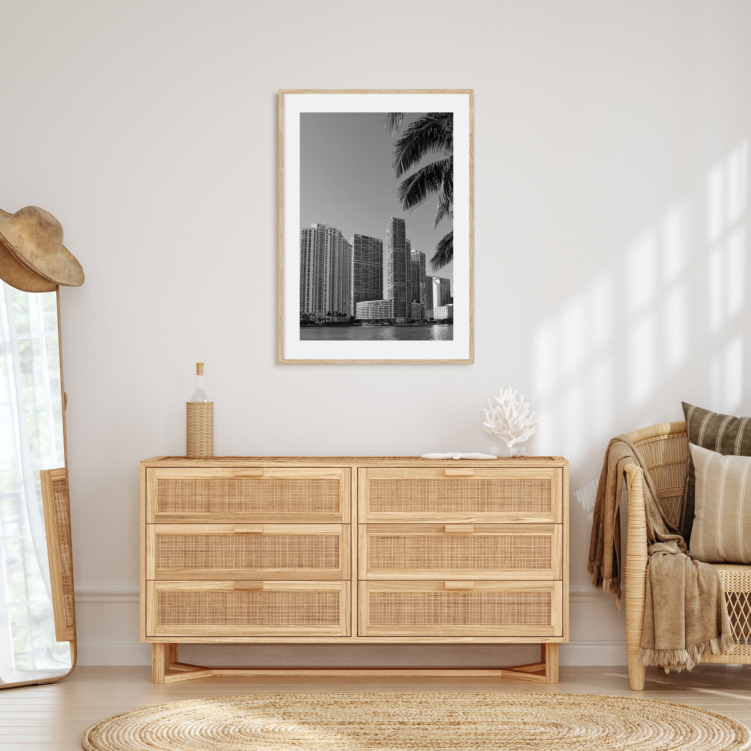 Miami Photo B&W No 1 Poster