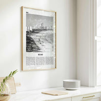 Miami Print Black and White No 1, Miami Wall Art, Miami Poster, Miami Photo, Miami Wall Decor, Miami Beach, Florida, USA, United States