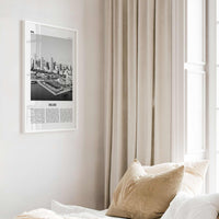 Miami Print Black and White No 3, Miami Wall Art, Miami Poster, Miami Photo, Miami Wall Decor, Miami Beach, Florida, USA, United States